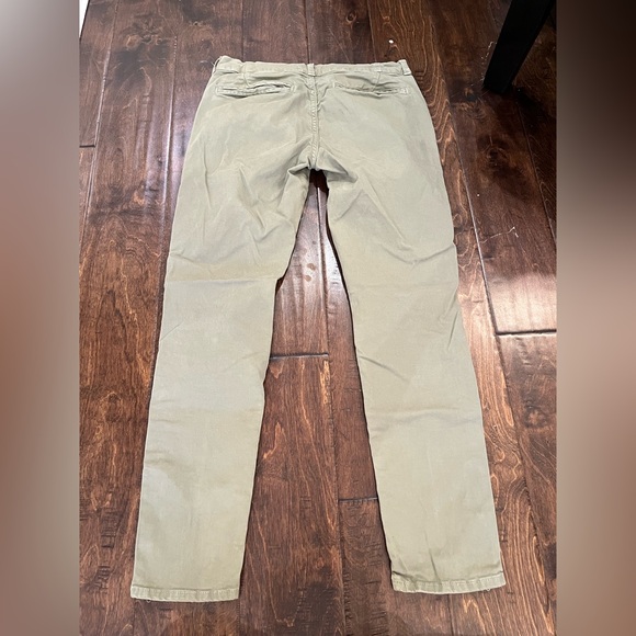 Crippen Trouser Pants Zipper Accents Army Green size 25 - Picture 8 of 10